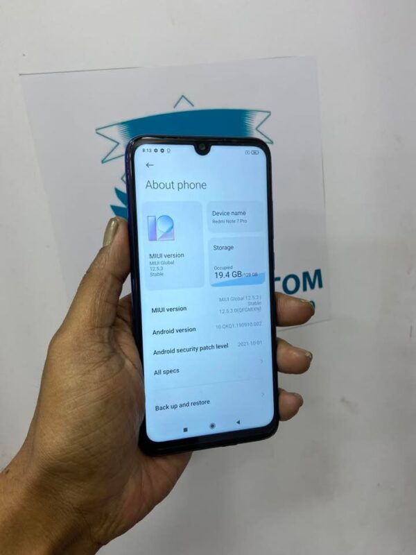 Xiaomi Note 7 Pro 6GB RAM 128GB ROM Dual Sim Fingerprint Full Box - Image 10