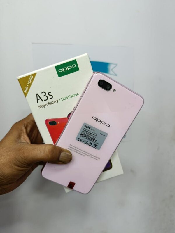 Oppo A3s 6GB RAM 128GB ROM Dual Sim Face Lock Full Box - Image 9