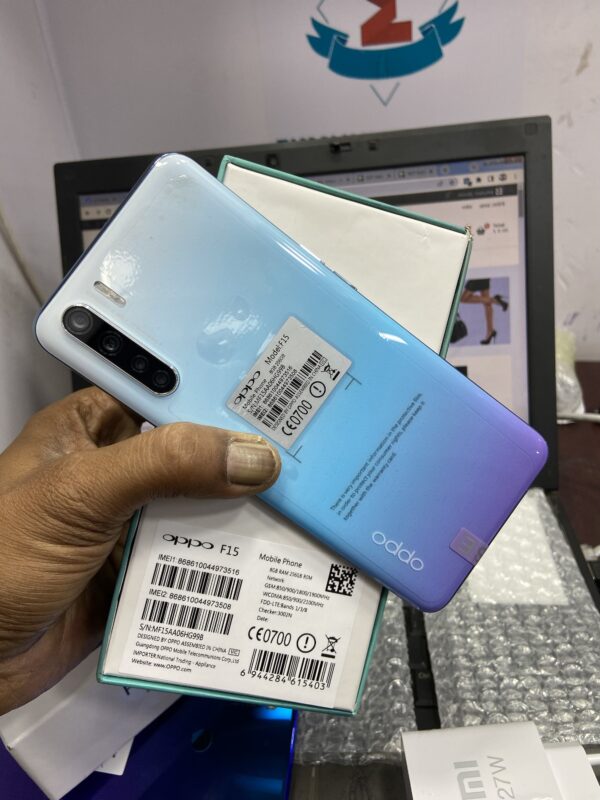 Oppo F15 8GB RAM 256GB ROM Display Finger Full Box - Image 2